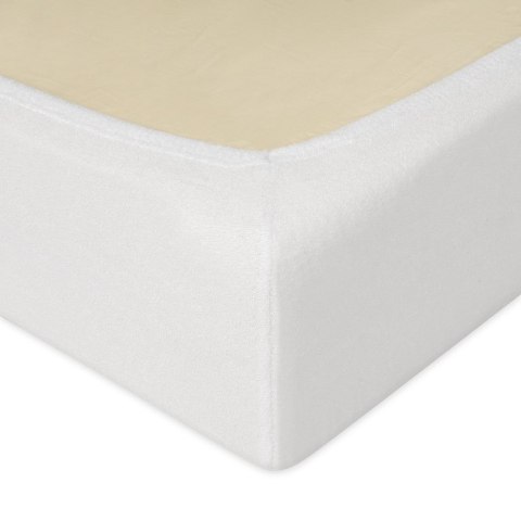 Prześcieradło frotte z gumką 140x200 białe 01 Classic Prześcieradło frotte z gumką 140x200 białe 01 Classic