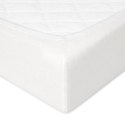 Prześcieradło frotte z gumką 140x200 białe 01 Classic