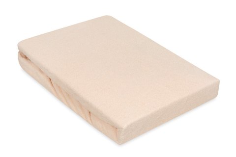 Prześcieradło frotte z gumką 90x200 beżowe 15 Premium Prześcieradło frotte z gumką 90x200 beżowe 15 Premium