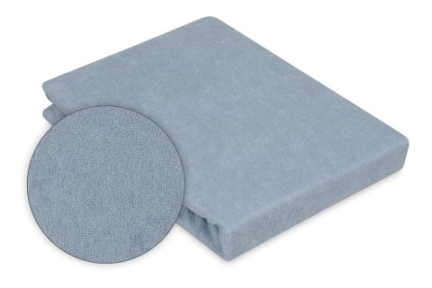 Prześcieradło frotte z gumką 90x200 grafitowe 44 Premium Prześcieradło frotte z gumką 90x200 grafitowe 44 Premium
