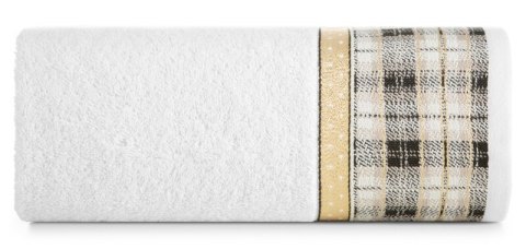 Ręcznik Angel 70x140 biały złoty świąteczny 480 g/m2 Eurofirany Ręcznik Angel 70x140 biały złoty świąteczny 480 g/m2 Eurofirany