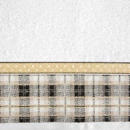 Ręcznik Angel 70x140 biały złoty świąteczny 480 g/m2 Eurofirany
