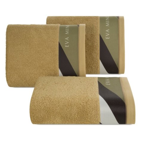 Ręcznik Eva 1 70x140 beżowy frotte 485 g/m2 frotte Eva Minge Eurofirany Ręcznik Eva 1 70x140 beżowy frotte 485 g/m2 frotte Eva Minge Eurofirany