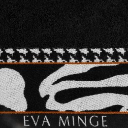 Ręcznik Eva 6 70x140 czarny frotte 485 g/m2 frotte Eva Minge Eurofirany