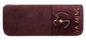 Ręcznik Gaja 30x50 bordowy frotte 550 g/m2 frotte Eva Minge Eurofirany Ręcznik Gaja 30x50 bordowy frotte 550 g/m2 frotte Eva Minge Eurofirany