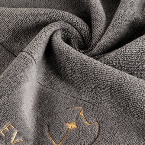 Ręcznik Gaja 50x90 srebrny frotte 550 g/m2 frotte Eva Minge Eurofirany Ręcznik Gaja 50x90 srebrny frotte 550 g/m2 frotte Eva Minge Eurofirany