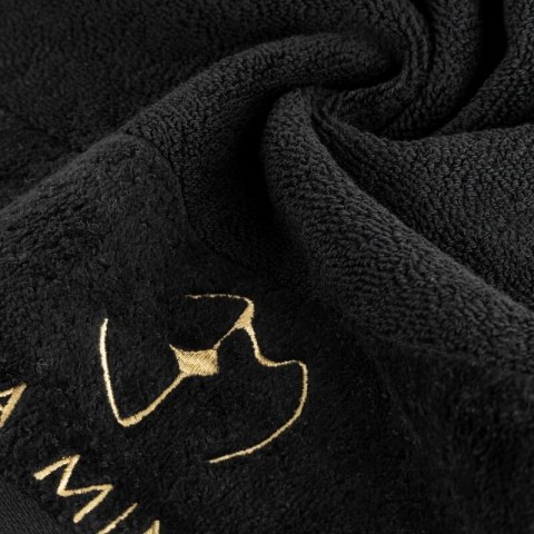 Ręcznik Gaja 70x140 czarny ciemny frotte 550 g/m2 frotte Eva Minge Eurofirany Ręcznik Gaja 70x140 czarny ciemny frotte 550 g/m2 frotte Eva Minge Eurofirany