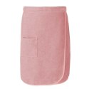 Ręcznik męski do sauny Kilt S/M pudrowy frotte bawełniany