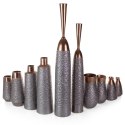 Wazon ceramiczny 16x50 Morena 06 stalowy Eurofirany