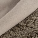 Koc narzuta na fotel 70X160 Tiffany 1 beżowy włochacz pled D91