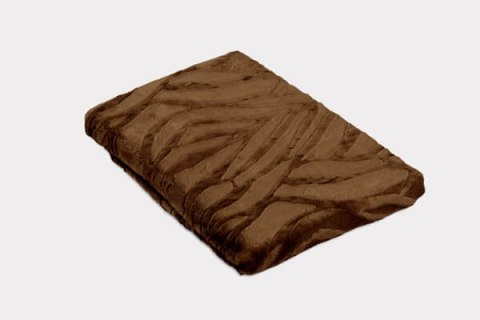 Koc narzuta z mikrofibry 150x200 Sawanna brązowy Matex Koc narzuta z mikrofibry 150x200 Sawanna brązowy Matex