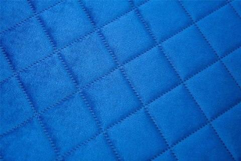 Narzuta dekoracyjna 200x220 Pierre niebieska morska welurowa geometria Narzuta dekoracyjna 200x220 Pierre niebieska morska welurowa geometria