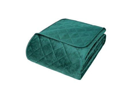 Narzuta dekoracyjna 200x220 Pierre zielona welurowa geometria Narzuta dekoracyjna 200x220 Pierre zielona welurowa geometria
