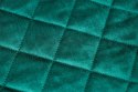 Narzuta dekoracyjna 200x220 Pierre zielona welurowa geometria Narzuta dekoracyjna 200x220 Pierre zielona welurowa geometria
