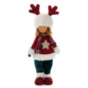 Ozdoba świąteczna Doll lalka 21x12x52 czerwona Eurofirany Ozdoba świąteczna Doll lalka 21x12x52 czerwona Eurofirany