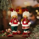 Ozdoba świąteczna Doll lalka 21x12x52 czerwona Eurofirany Ozdoba świąteczna Doll lalka 21x12x52 czerwona Eurofirany