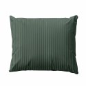 Pościel adamaszkowa 180x200 oliwkowa jednobarwna paski 1 cm Pure