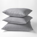 Poszewka adamaszkowa 40x40 szara 16 jednobarwna paski 1 cm Pure Poszewka adamaszkowa 40x40 szara 16 jednobarwna paski 1 cm Pure