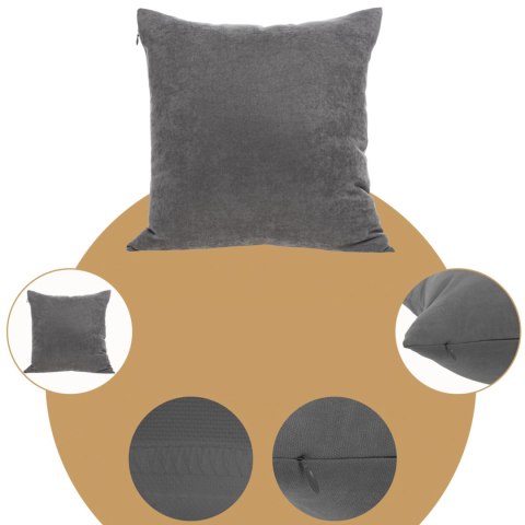 Poszewka dekoracyjna 40x40 Panoroma 340 szara 220g/m2 Darymex Poszewka dekoracyjna 40x40 Panoroma 340 szara 220g/m2 Darymex