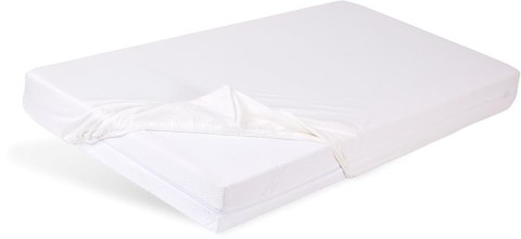 Prześcieradło bawełniane z gumką 60x120 białe BabyMatex Prześcieradło bawełniane z gumką 60x120 białe BabyMatex