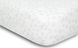 Prześcieradło muślinowe z gumką 60x120 kwiatki Muslin Design