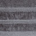 Ręcznik Glory 1 70x140 stalowy z welurową bordiurą i błyszczącą nicią 500g/m2 Eurofirany Ręcznik Glory 1 70x140 stalowy z welurową bordiurą i błyszczącą nicią 500g/m2 Eurofirany