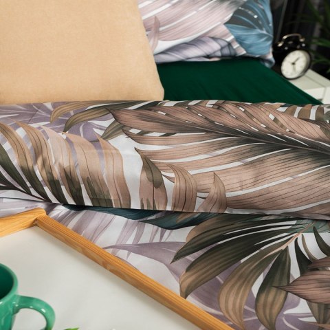 TROPIKALNA OAZA, Komplet pościeli PREMIUM z satyny bawełnianej 160x200cm, zadruk dwustronny (do wyczerpania zapasu) T20194/SAT/0 TROPIKALNA OAZA, Komplet pościeli PREMIUM z satyny bawełnianej 160x200cm, zadruk dwustronny (do wyczerpania zapasu) T20194/SAT/0