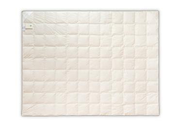 Kołdra puchowa 90% 155x200 Silver letnia 400g biała AMZ Kołdra puchowa 90% 155x200 Silver letnia 400g biała AMZ