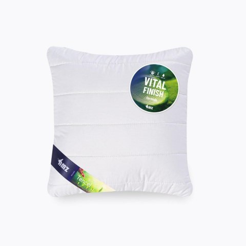 Poduszka antyalergiczna 80x80 Tencel termo 1100g biała AMZ Poduszka antyalergiczna 80x80 Tencel termo 1100g biała AMZ
