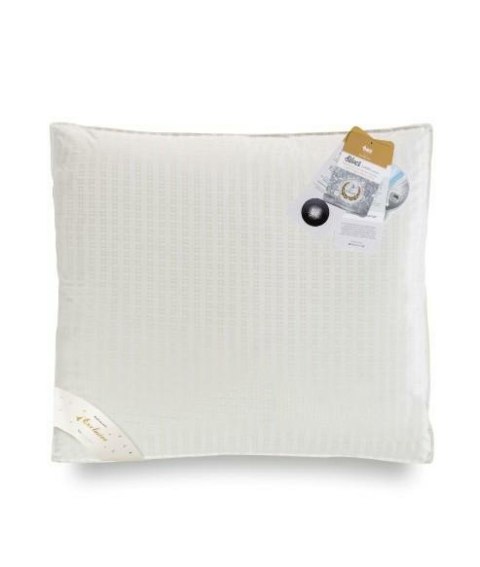 Poduszka puchowa 90% 50x70 Silver trzykomorowa 600g + 100g srebrzysta kremowa AMZ Poduszka puchowa 90% 50x70 Silver trzykomorowa 600g + 100g srebrzysta kremowa AMZ