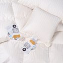 Poduszka puchowa 90% 70x80 Silver 3-komorowa 1000g + 160g kremowa AMZ