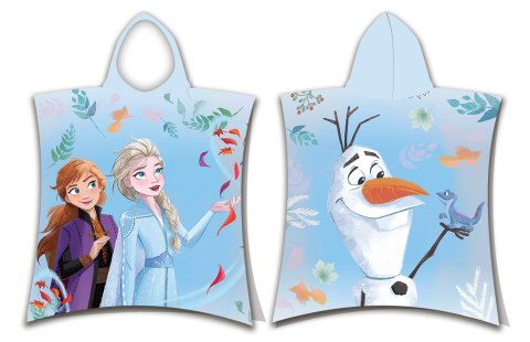 Poncho dla dzieci 50x115 Frozen Kraina Lodu niebieskie ręcznik z kapturem dziecięce August 23 Poncho dla dzieci 50x115 Frozen Kraina Lodu niebieskie ręcznik z kapturem dziecięce August 23