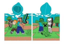 Poncho dla dzieci 50x115 Minecraft ręcznik z kapturem dziecięce Summer C23