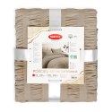 Pościel gofrowana 220x200 beżowa ciemna 44 satynowa Matex Pościel gofrowana 220x200 beżowa ciemna 44 satynowa Matex