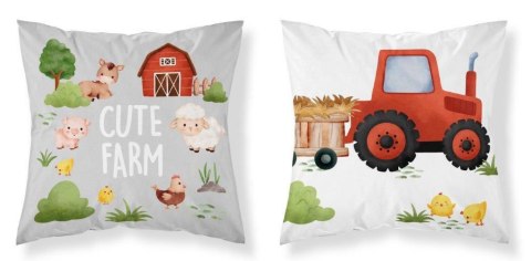 Poszewka bawełniana 40x40 Cute farm czerwony traktor urocza farma dwustronna PSBA 11 A Mayamoo 26 Poszewka bawełniana 40x40 Cute farm czerwony traktor urocza farma dwustronna PSBA 11 A Mayamoo 26