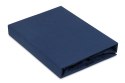 Prześcieradło jersey z gumką 120x200 granatowe 47 Premium Prześcieradło jersey z gumką 120x200 granatowe 47 Premium