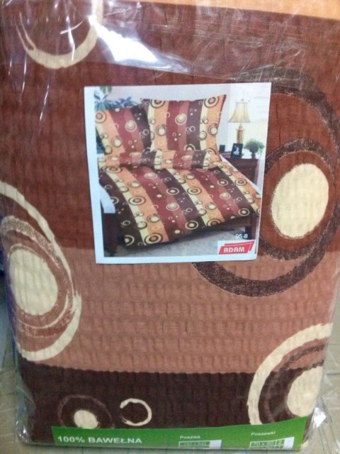 Pościel z kory 160x200 wzór 95/8 księżyce brązowe kółka na guziki 100% bawełna gruba Pościel z kory 160x200 wzór 95/8 księżyce brązowe kółka na guziki 100% bawełna gruba