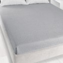 Prześcieradło frotte bez gumki 175x220 Tulipan 592 szare Zwoltex Prześcieradło frotte bez gumki 175x220 Tulipan 592 szare Zwoltex