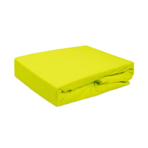 Prześcieradło frotte z gumką 160x200 034 limonkowe Darymex Prześcieradło frotte z gumką 160x200 034 limonkowe Darymex