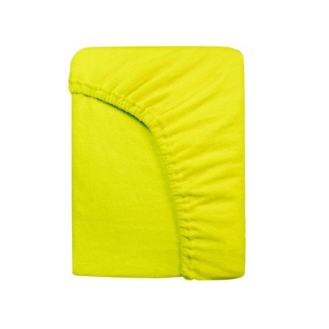 Prześcieradło frotte z gumką 160x200 034 limonkowe Darymex Prześcieradło frotte z gumką 160x200 034 limonkowe Darymex
