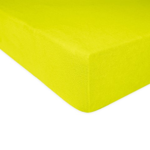 Prześcieradło frotte z gumką 160x200 034 limonkowe Darymex Prześcieradło frotte z gumką 160x200 034 limonkowe Darymex