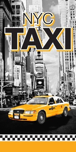 Ręcznik Magiczny New York 70x140 F Taxi 4913 Ręcznik Magiczny New York 70x140 F Taxi 4913