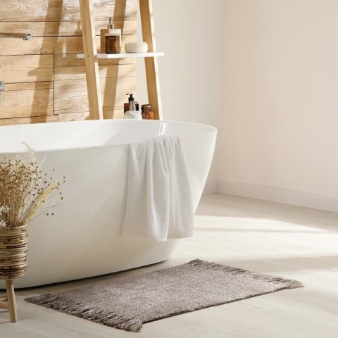 Dywanik łazienkowy 60x90 Lana beżowy z frędzlami 700 g/m2 Eurofirany Dywanik łazienkowy 60x90 Lana beżowy z frędzlami 700 g/m2 Eurofirany