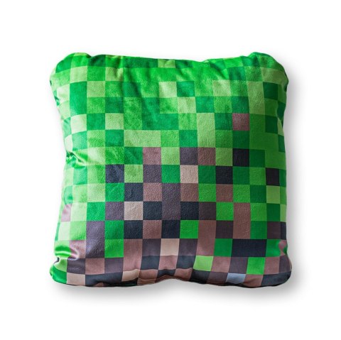 Poduszka przytulanka Kształtka 40x30 020 Pixele zielona brązowa Poduszka przytulanka Kształtka 40x30 020 Pixele zielona brązowa