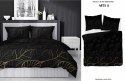 Pościel satynowa 140x200 Czarna złote liście 4815 A Home Satin 58 Pościel satynowa 140x200 Czarna złote liście 4815 A Home Satin 58