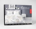 Pościel satynowa 160x200 Gałązki biała 4811 B Home Satin 58 Pościel satynowa 160x200 Gałązki biała 4811 B Home Satin 58