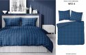 Pościel satynowa 160x200 Granatowa krata 4812 A Home Satin 58