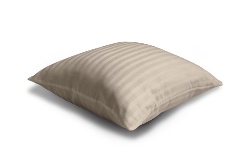 Poszewka adamaszkowa 40x40 beżowa 16 jednobarwna paski 1cm Matex Poszewka adamaszkowa 40x40 beżowa 16 jednobarwna paski 1cm Matex