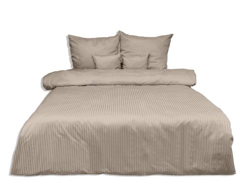 Poszewka adamaszkowa 40x40 beżowa 16 jednobarwna paski 1cm Matex Poszewka adamaszkowa 40x40 beżowa 16 jednobarwna paski 1cm Matex