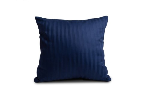Poszewka adamaszkowa 40x40 granatowa 47 jednobarwna paski 1cm Matex Poszewka adamaszkowa 40x40 granatowa 47 jednobarwna paski 1cm Matex
